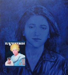 Arte al Sole Mariangela 1996. Tecnica mista su tela 190x170 cm