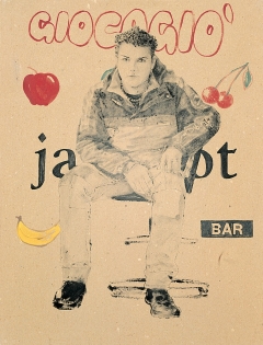 Giocagiò 2 2004. Tecnica mista su carta cm. 50x35