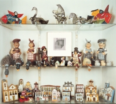 Zampogna e Le Witt X 1993. Cibachrome e serigrafia cm 89x99