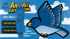 Animali porta fortuna 7 2004. Acrilico e inchiostro serigrafico su tela cm. 100x180