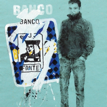 Banco 2005. Tecnica mista su carta cm. 50x35