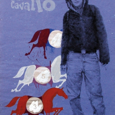 Febbre da cavallo 2005.
Tecnica mista su carta cm. 100x70