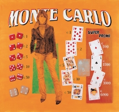 Monte Carlo 2004. Acrilico e inchiostro serigrafico su tela cm. 140x120