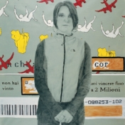 Senza titolo 4 2001. Acrilico e inchiostro serigrafico su tela cm. 200x180